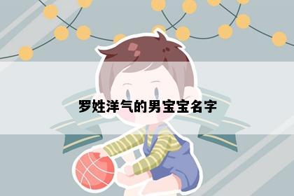 罗姓洋气的男宝宝名字