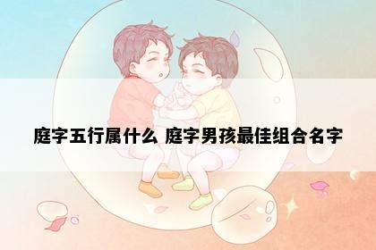 庭字五行属什么 庭字男孩最佳组合名字